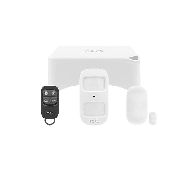 ESP Fort Smart Home Alarm Kit W/ Smart Hub, Pet PIR Sensor, Contact Sensor & Remote Control - ECSPK5