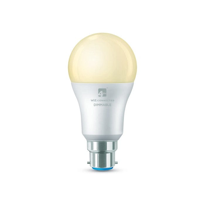 4lite 8W WiZ Connected A60 B22 Smart Bulb WW Wi-Fi BLE - 4L1-8006