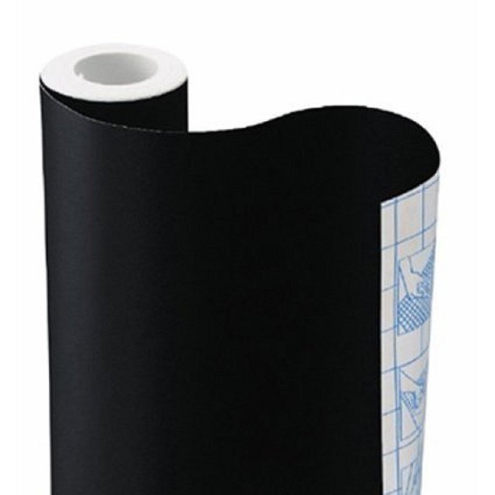 Solid Black Self-Adhesive Contact Paper - Solid Color Contact Paper -  Gifted Parrot
