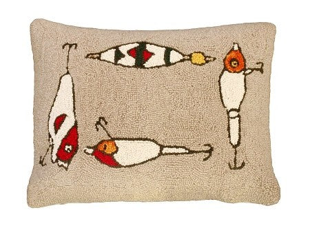 Swimming Fish Hooked Pillow - Gifted Parrot