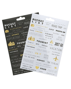 Jetsetter Sticker Set