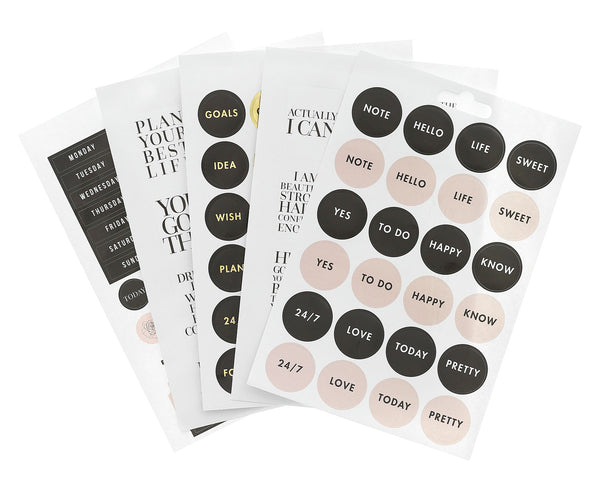 Quotes Designer Sticker Set 4