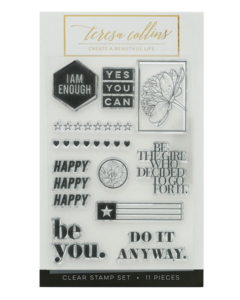I Am Enough Stamp Set - Teresa Collins Studio