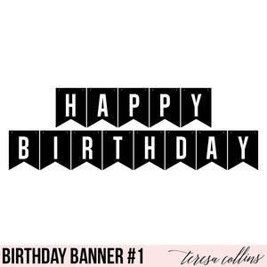 Download Happy Birthday Banner 1 Teresa Collins Studio