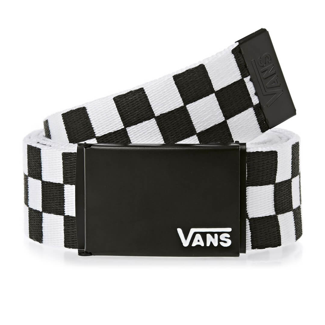 vans checkered belt