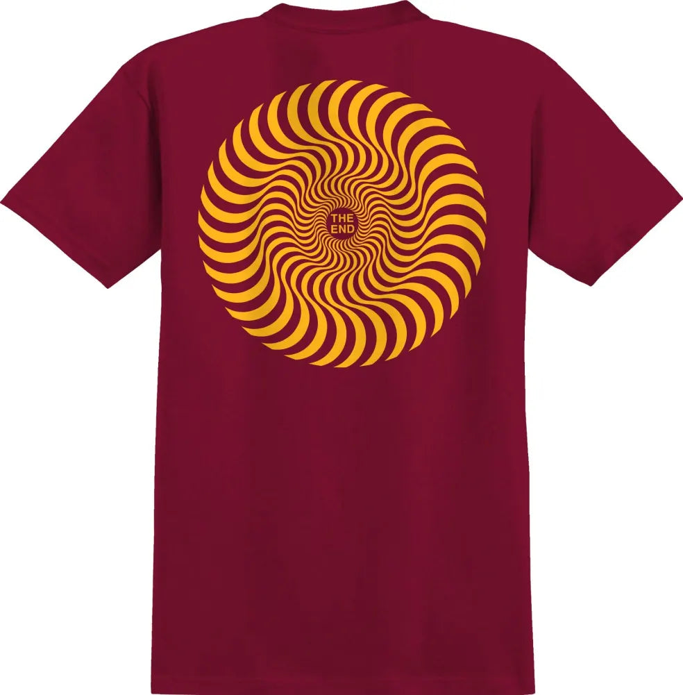 SPITFIRE Classic Swirl Tee Cardinal Red – bse