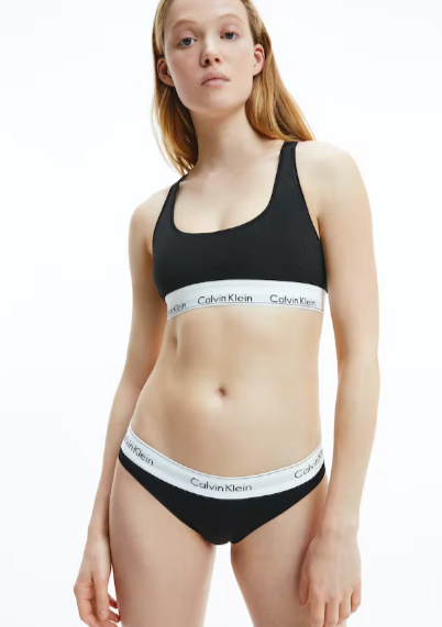 MODERN COTTON BIKINI BRIEF BLACK – Uptown Girl Port Pirie