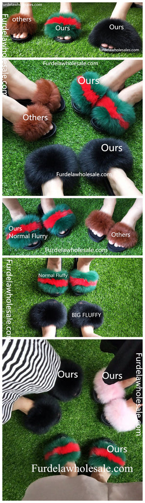 fluffy slides wholesale