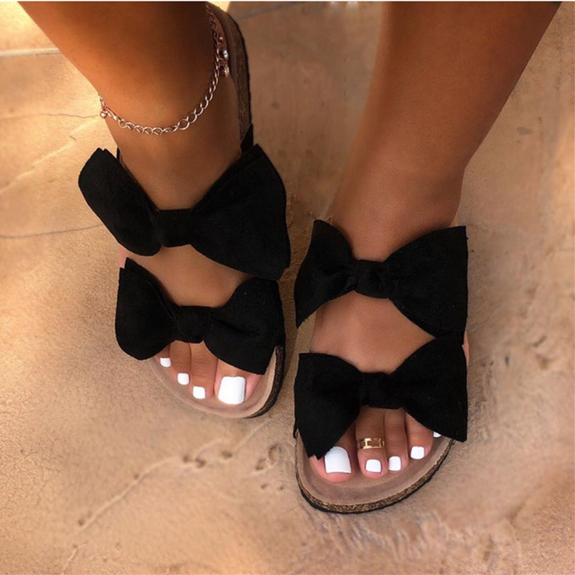 cute black slides