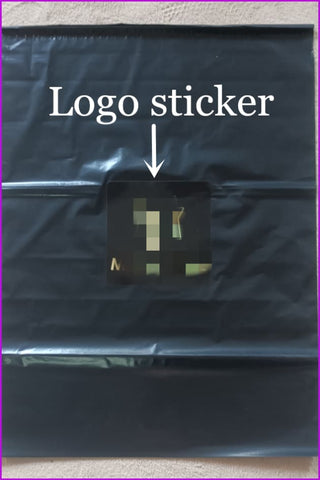  Custom Poly Mailer W/ Logo Paper Logo Sticker F943 - Furdela 