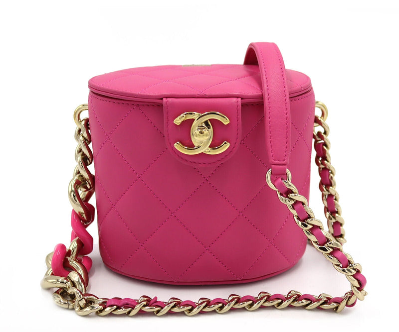 Chanel Pink Caviar Quilted Extra Mini Coco Handle Flap Bag W/ Box – Watch &  Jewelry Exchange