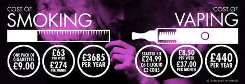 Smoking cost vs vaping cost