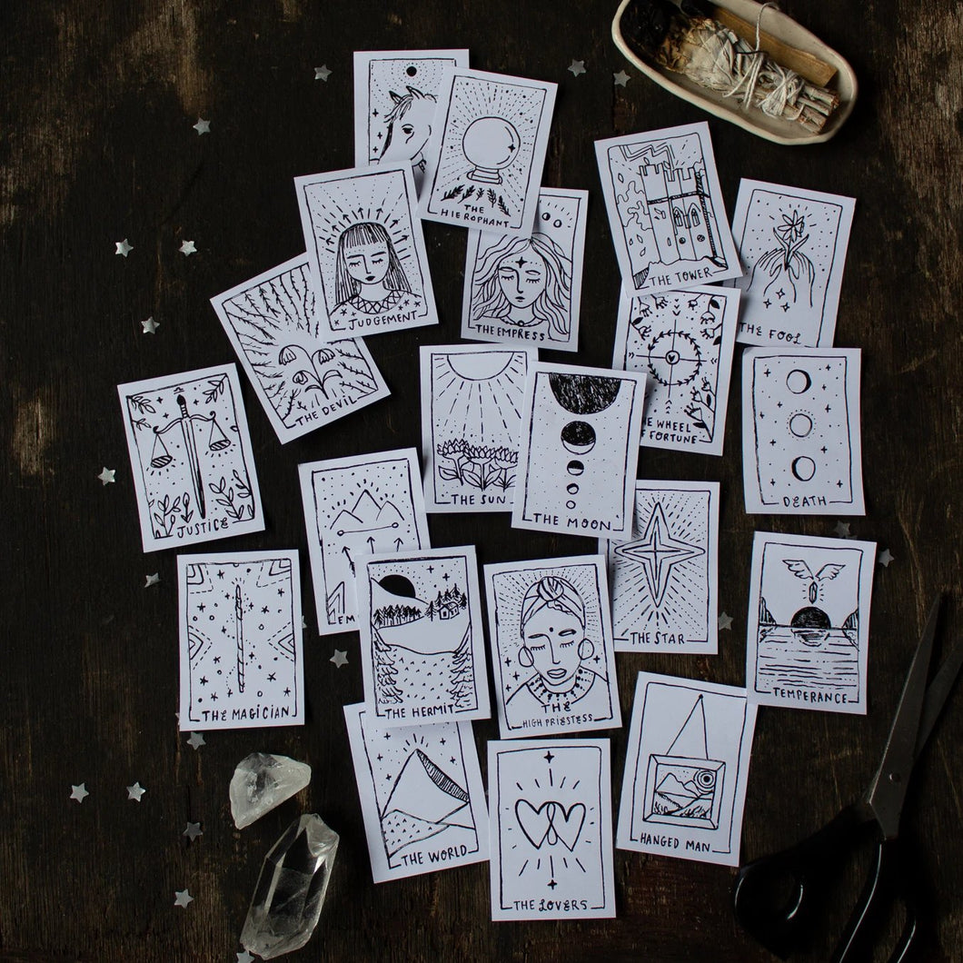 Mini Tarot Cards Printable Free