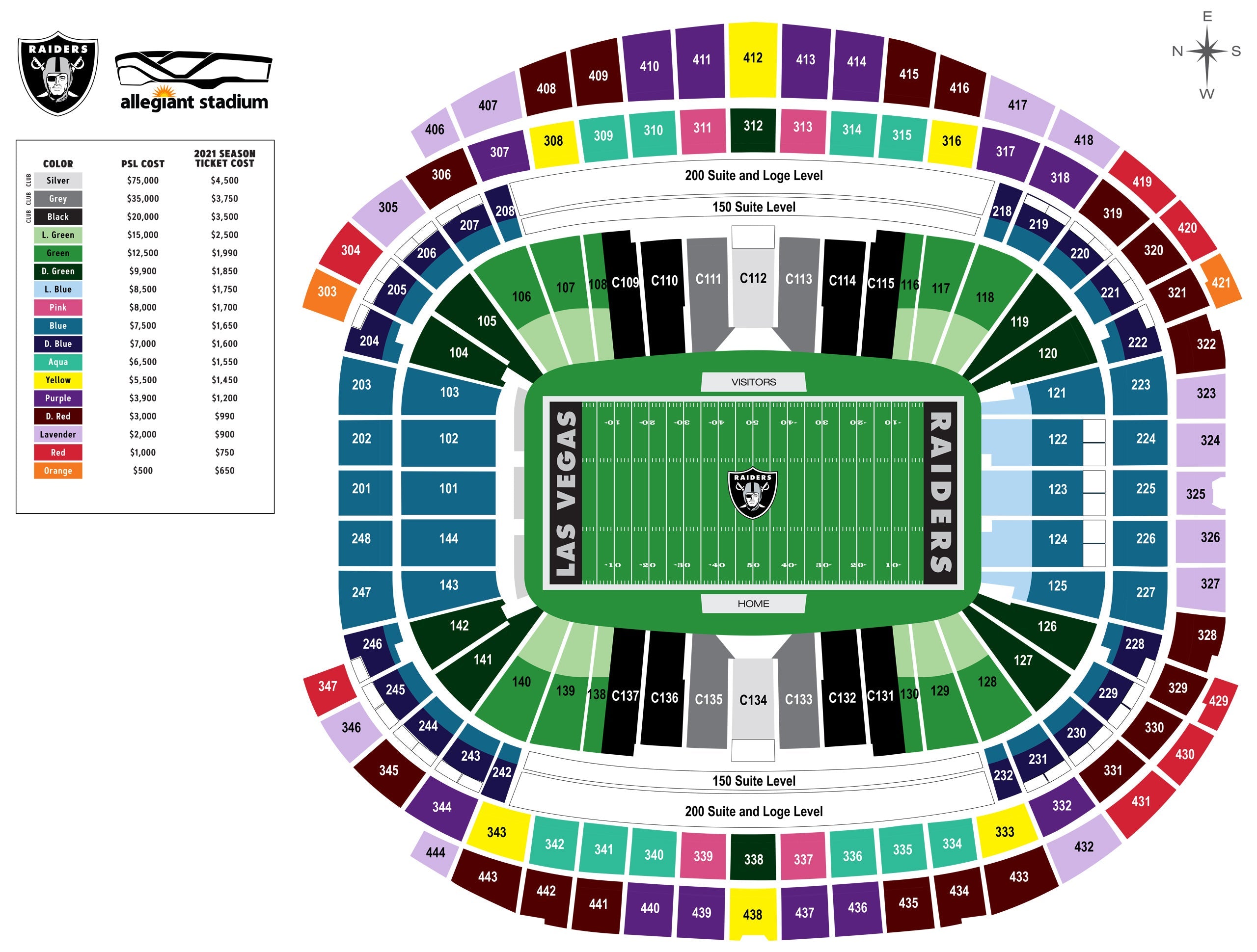 Super Bowl 2024 VIP Package in Las Vegas Nevada on the 50 Yard Line