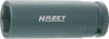 HAZET Impact socket (6-point) 900SLG-27 ∙ Square, hollow 12.5 mm (1/2 inch) ∙ Outside hexagon Traction profile ∙ 27 mm