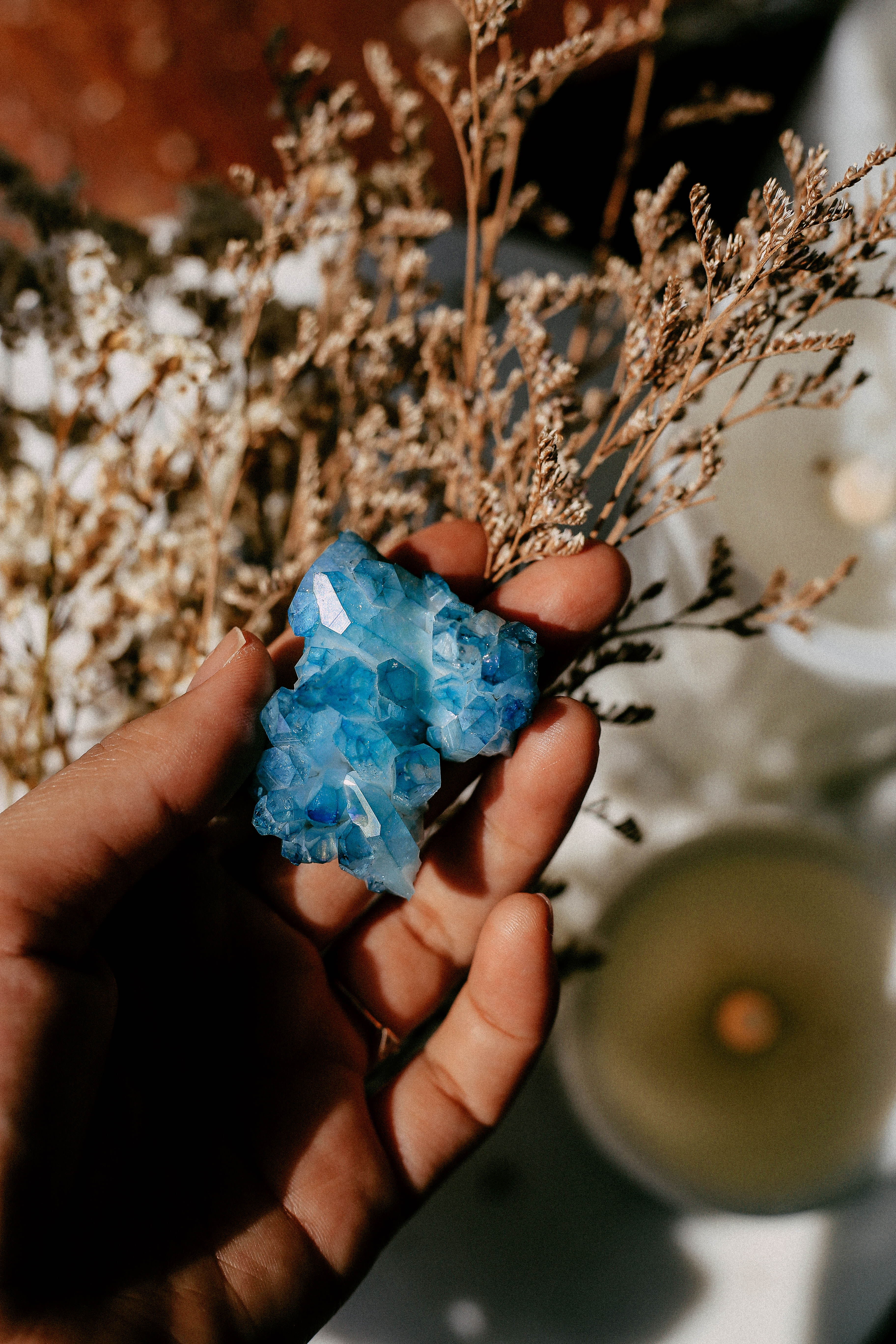 Heart Apotheca - Aqua Aura Quartz Healing Crystal - Spiritual Blog