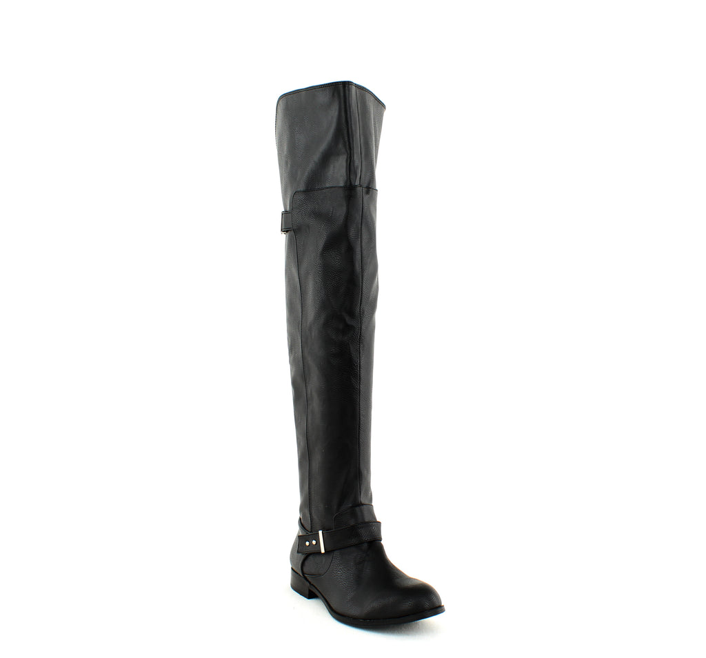 Yieldings Discount Shoes Store's Daphne Wide-Calf Boots by Bar III in Black