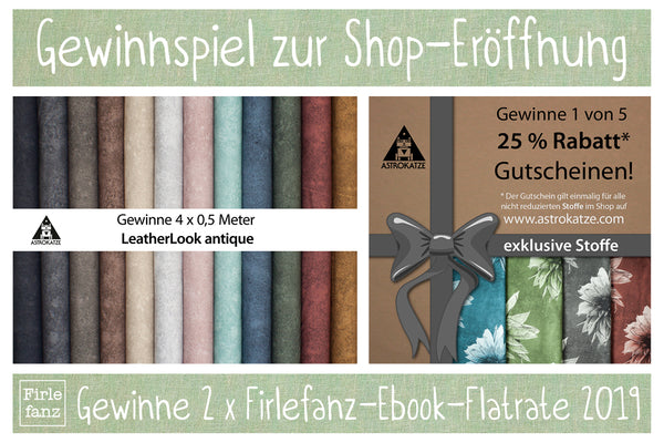 Gewinnspiel Shop-Eröffnung