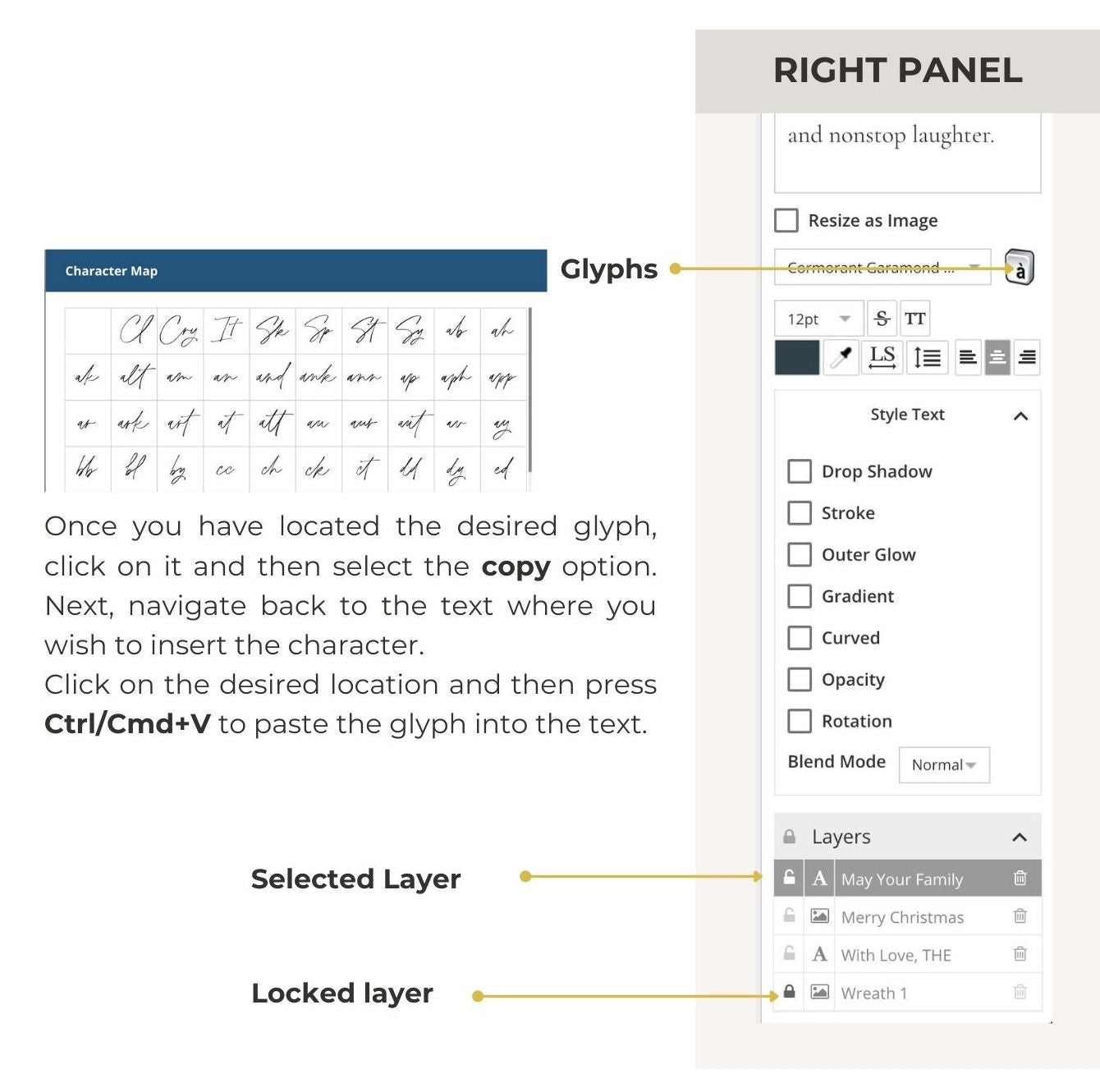 Corjl right panel area 2