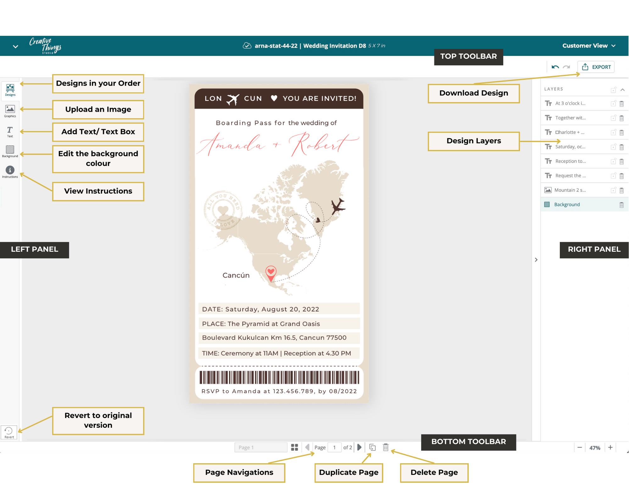 boarding pass invitation evite tutorial