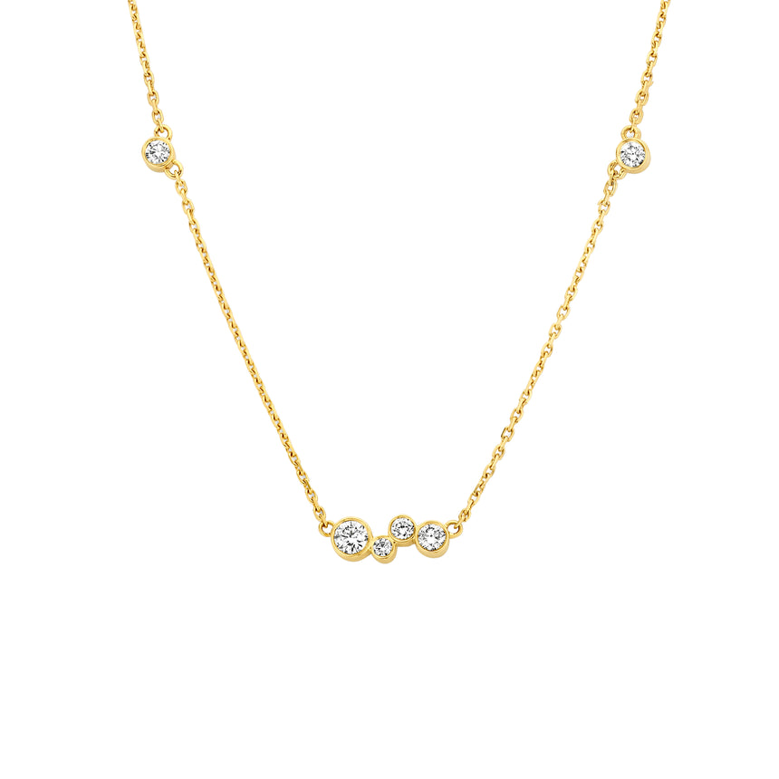 Lab Grown Diamond Necklaces, Pendants & Chains Made with 18K