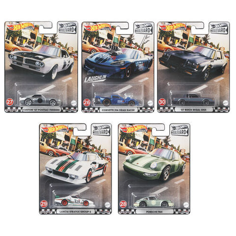 Hot Wheels Gran Turismo Retro Entertainment Set Of 5 Ford GT,Corvette  C7R,Nissan Concept 2020 Vision GT,Lamborghini Veneno & 2009 Nissan GT-R 