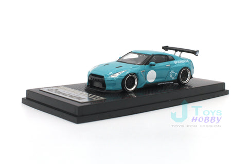 INNO64 1/64 Honda NSX (NA) Rocket Bunny V2 Aero Chrome Blue – J