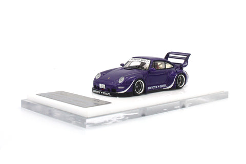 Fuelme 1/64 Porsche 911 993 RWB Rough Rhythm Pink Pig Sporanos – J