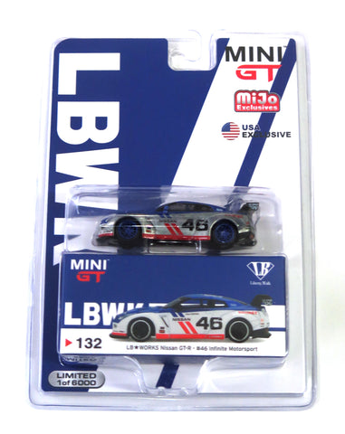 MINI GT #147 Liberty Walk Nissan GT-R R35 Type 1,Rear Wing Version