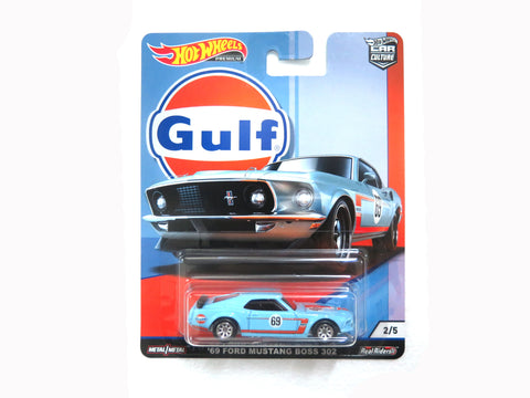 HOT WHEELS 2019 CAR CULTURE GULF RACING '69 FORD MUSTANG BOSS 302 Cars,  Trucks & Vans DA7762873