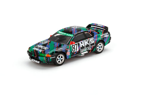 MINI GT x POP Race #128 AAPE EVA RT Test Type-02 X Works GT-R