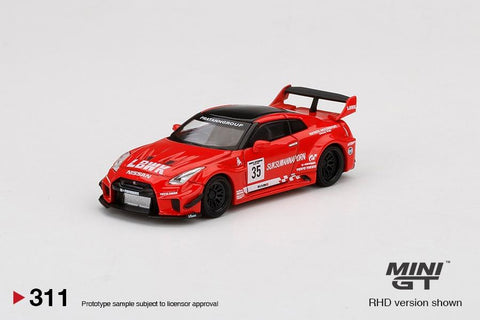 MINI GT 1/64 LIBERTYWALK LB☆WORKS Nissan GTR (R35) Type 1, Rear