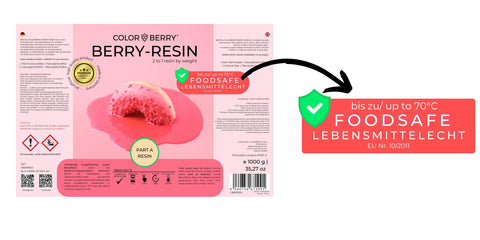 BERRY RESIN - 1500 gr - foodsafe
