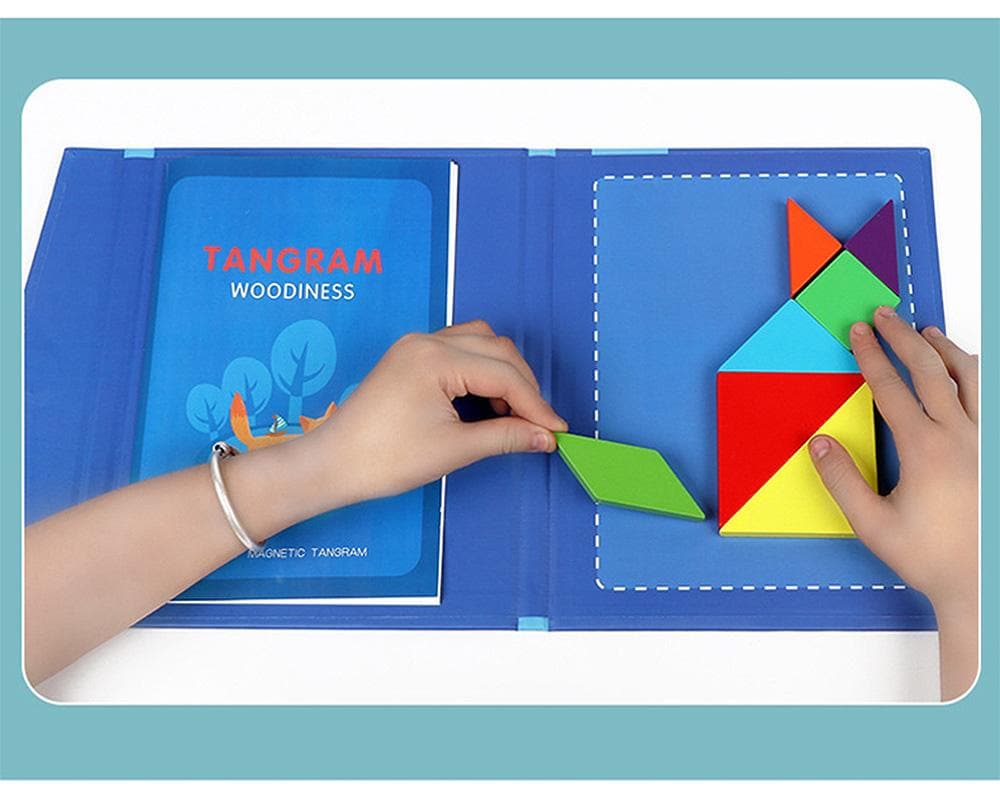 magnetic tangrams travel toy