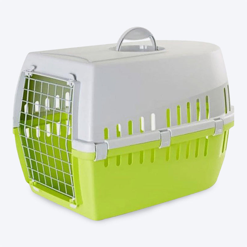 Savic Trotter 3 Pet Carrier, 24 x 16 x 15 inch, Lemon Green