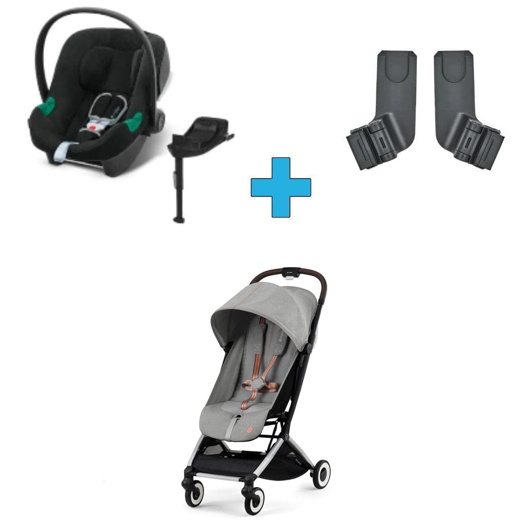 Cybex Coche Arma tu PACK Coche Orfeo cybex desde Recien Nacido con huevo Aton B2