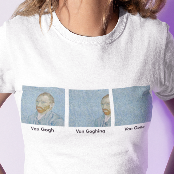 van goghing t shirt