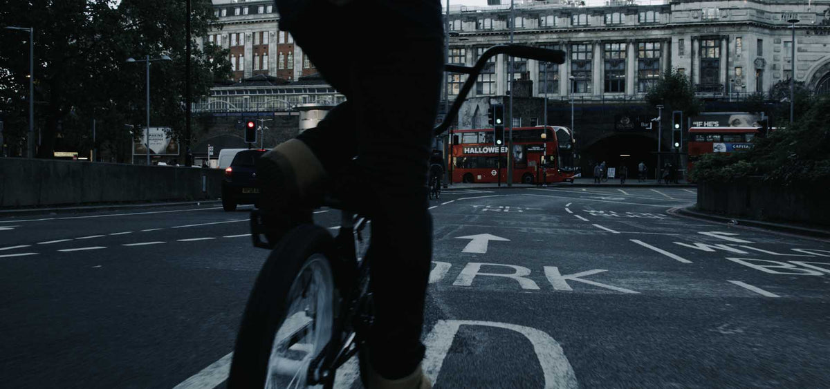 bike on a london road