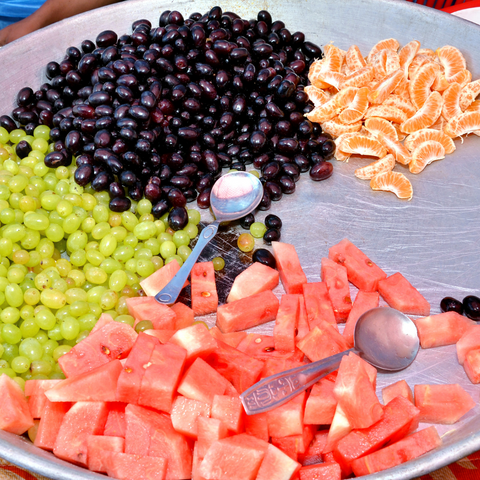 vegan fruit chaat