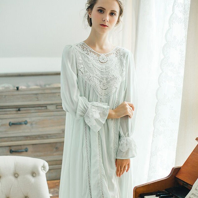 cotton victorian nightgown