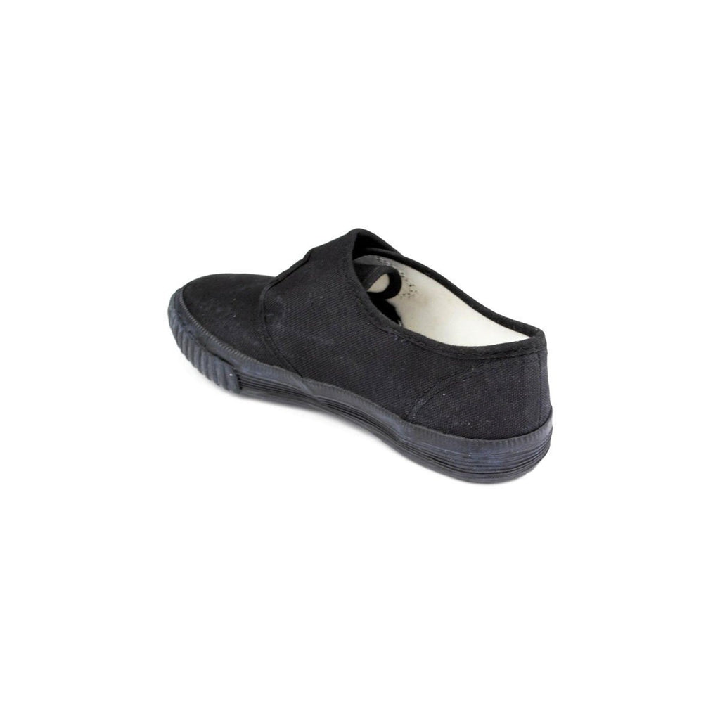 black velcro plimsolls