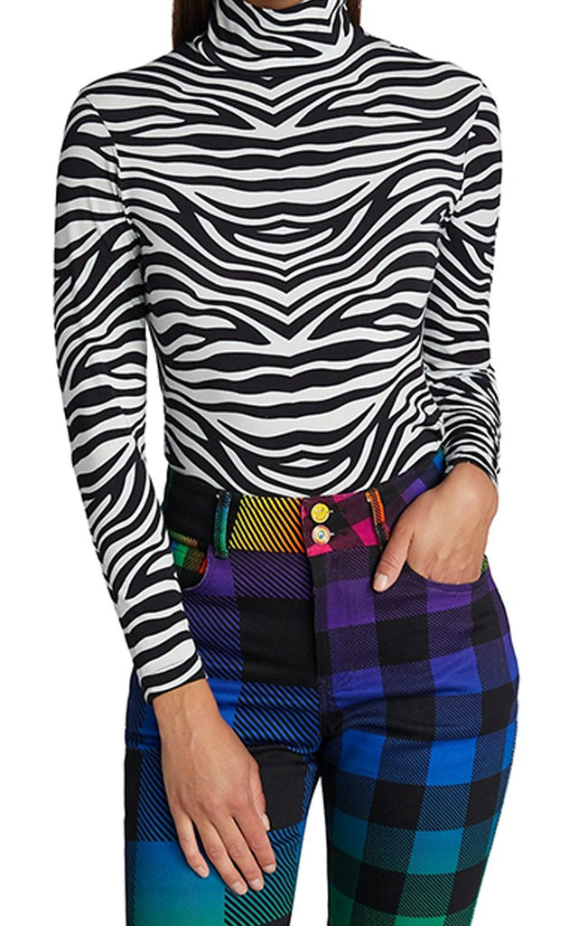 Zebra Print Turtleneck | BruceGlen