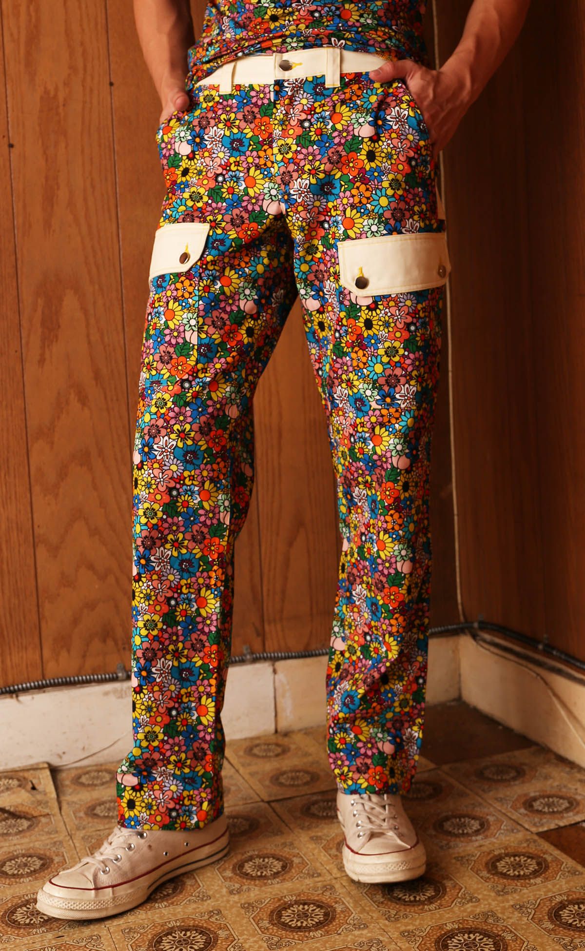 Psychedelic Garden Cargo Pant | BruceGlen