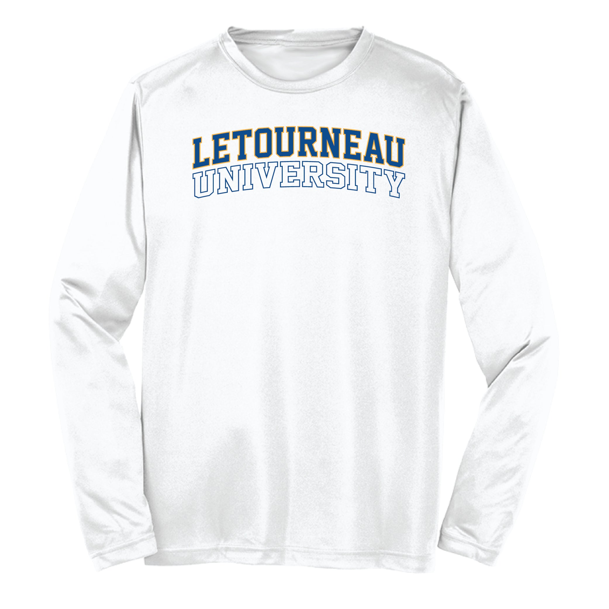 Performance Long Sleeve Tee, White (F23)