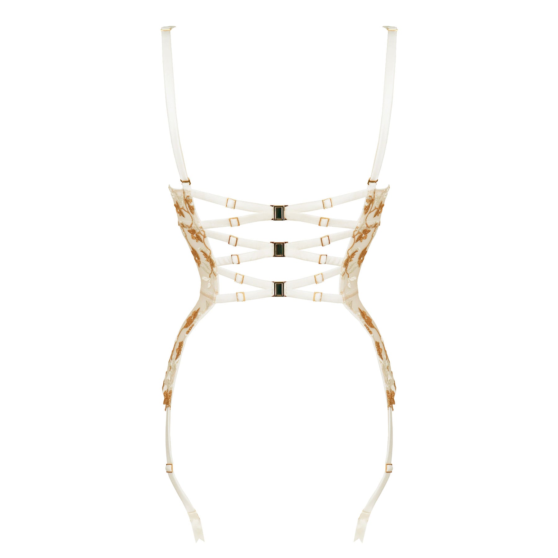 Matilda Ivory Quarter Cup Basque - Studio Pia Luxury Ethical Basques