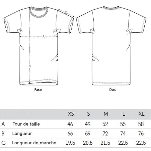 tailles-t-shirt-homme-collection-nature