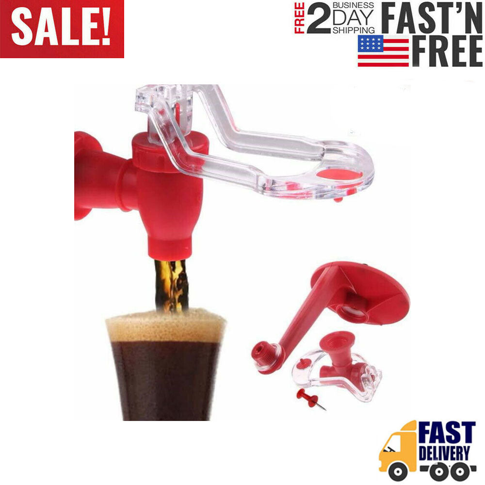 TSSPLUS™2 liter Soda Hand Press Fountain Dispenser Valve Carbonated CO2 Beverage Party  [US STOCK]