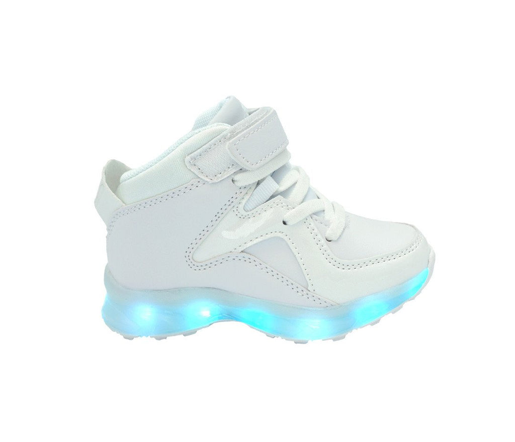 white light up shoes