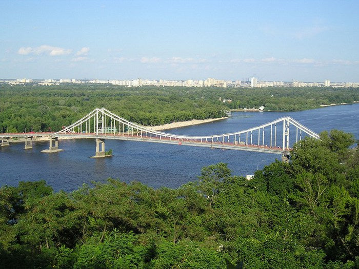Green Kyiv Dnipro River
