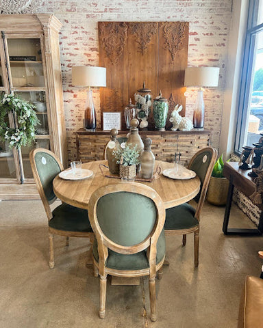 dining table and chairs